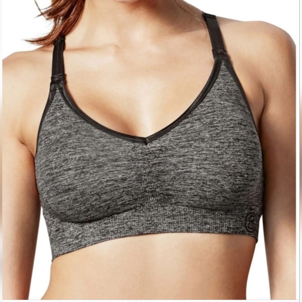 BRAVADO DESIGN NURSING BRA  IN CHARCOAL  HEATHER /SZ: SMALL ,LARGE , XLARGE